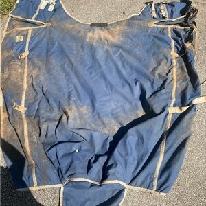 Blue and Tan Horse Blanket